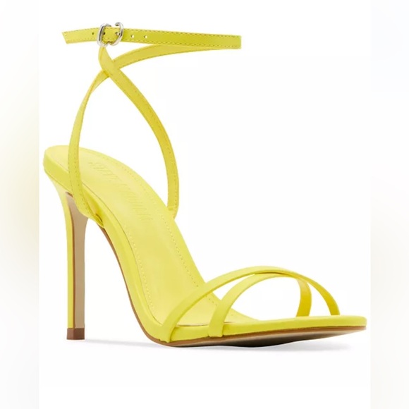 Steve Madden Shoes - Steve Madden Jypsey Yellow Strappy Heels